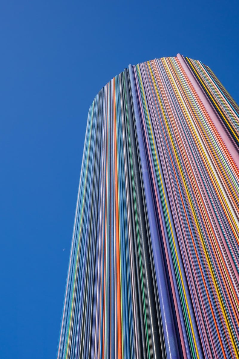 Colorful Vertical Displays